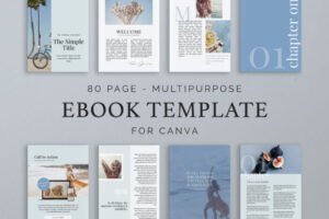 book cover template
