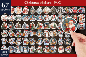 christmas stickers cute 