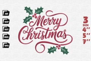 embroidery xmas