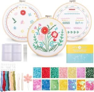 embroidery with beads