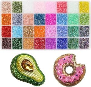 embroidery with beads