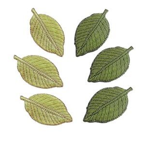 embroidery leaf