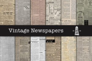 newspaper template for birthday 