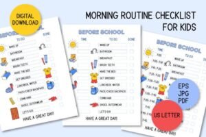 checklist for kids school