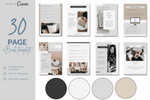 book cover template