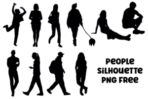 silhouette human