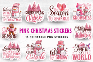 christmas stickers cute 