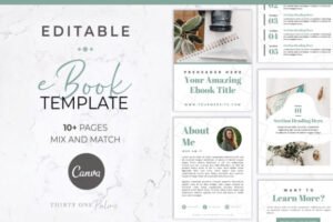 book cover template
