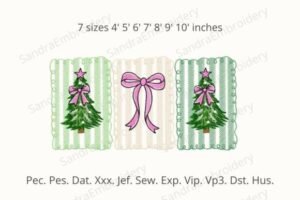 embroidery xmas