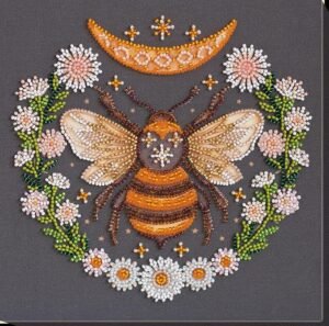 embroidery with beads
