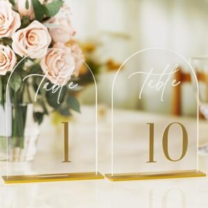 wedding table numbers 