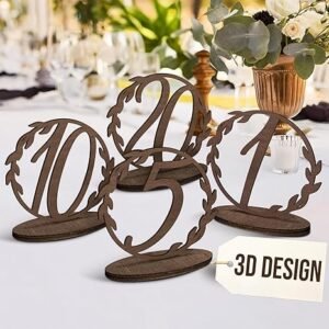 wedding table numbers 
