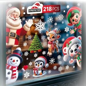 christmas stickers for windows 