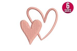 embroidery heart 