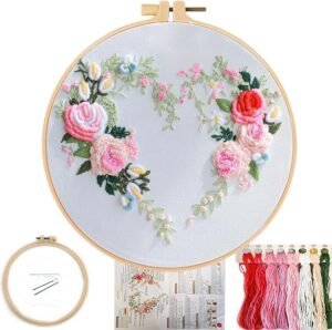 embroidery heart 