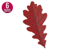 embroidery leaf