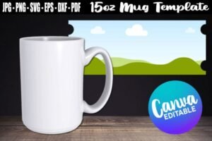 Mug Canva Template