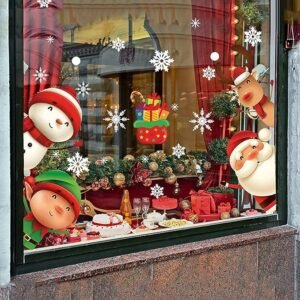 christmas stickers for windows 