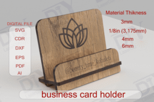 card holder for table