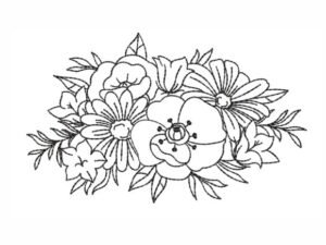 embroidery flowers
