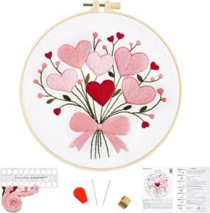 embroidery heart 