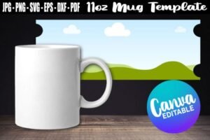 Mug Canva Template