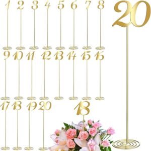 wedding table numbers 