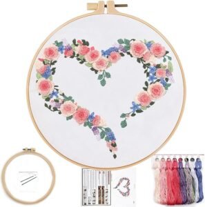 embroidery heart 