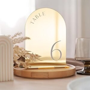 wedding table numbers 