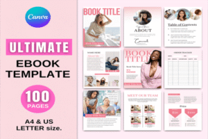 book cover template
