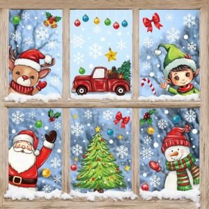 christmas stickers for windows 