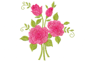 embroidery flowers