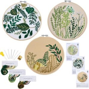 embroidery leaf