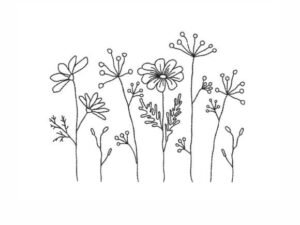 embroidery flowers