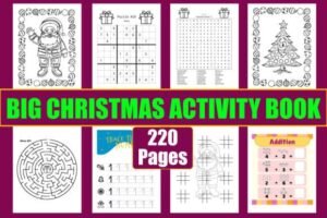 Christmas Activity Book for Kids