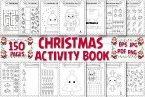 Christmas Activity Book for Kids