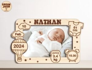 Baby Photo Frames Laser Cut