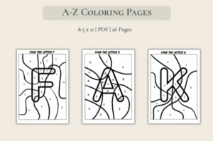worksheets alphabet 