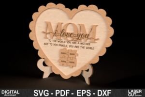 Family Puzzle Laser Cut