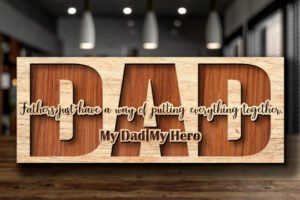 Father's Day Laser Cut