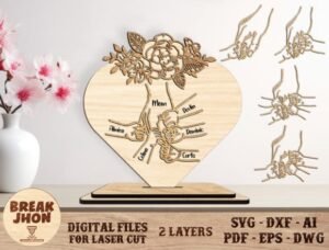 Mother's Day Laser Cut