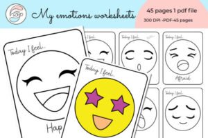 worksheets emotions 