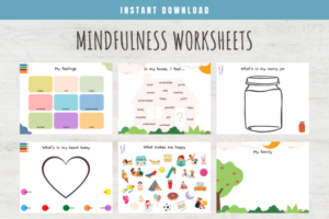 mindfulness worksheets for kids