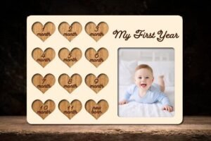 Baby Photo Frames Laser Cut