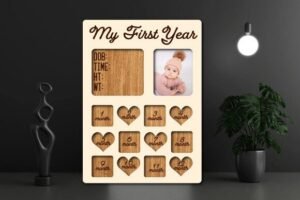 Baby Photo Frames Laser Cut