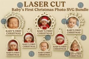 Baby Photo Frames Laser Cut