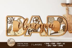 Father's Day Laser Cut