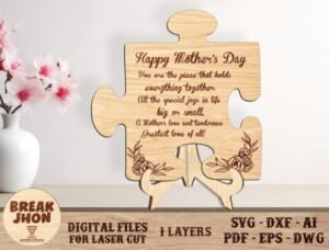 Mother's Day Laser Cut