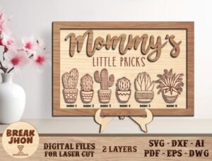Mother's Day Laser Cut