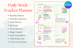 planner for study